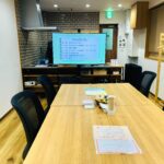 10月18日 for everyone 開催前のテーブルと会場